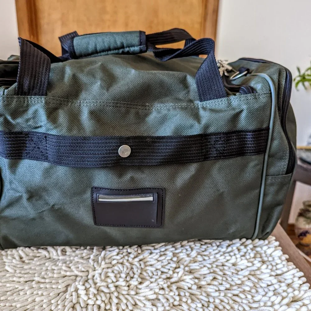 Airway By Atlantic Nylon Carry On Green Luggage Bag (Unisex)